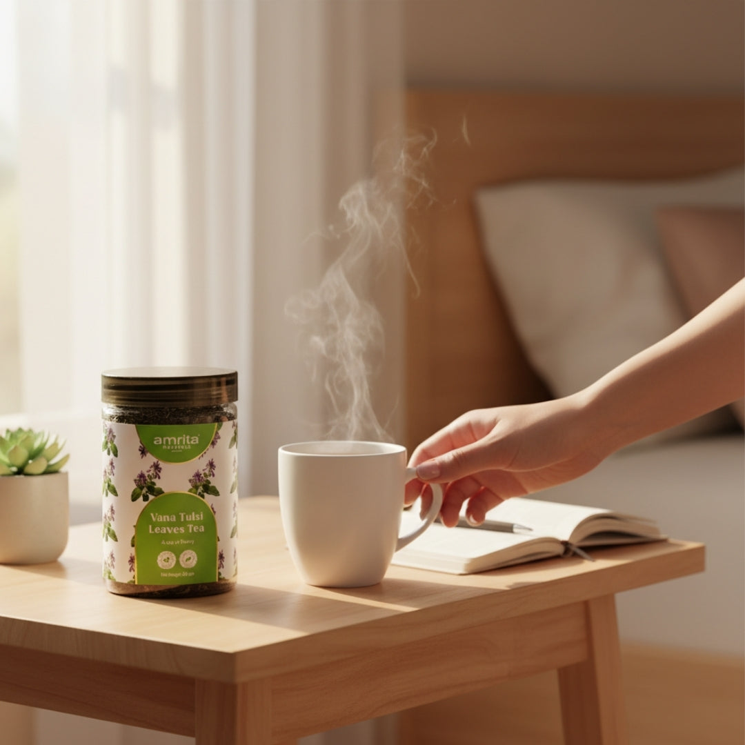 Vana Tulsi Holy Basil Tea Amrita Naturals