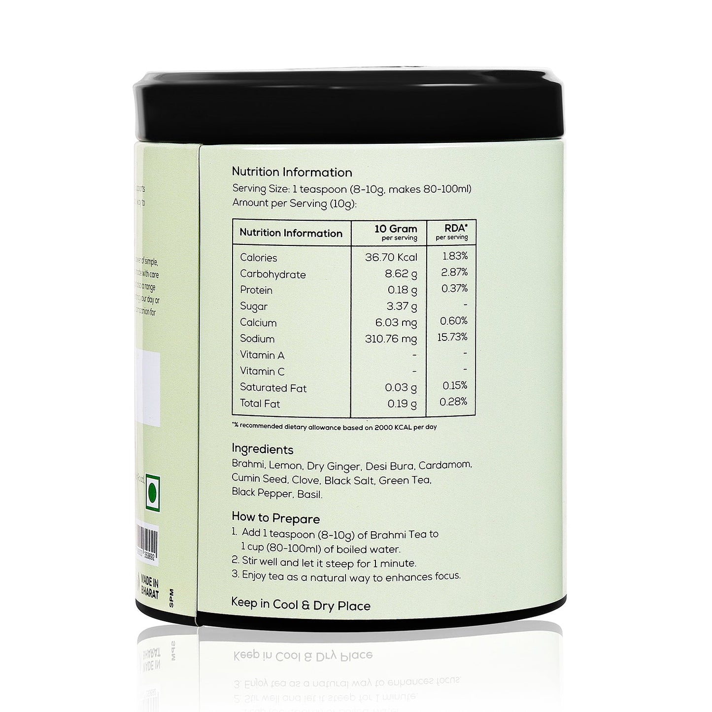 BRAHMI HERBAL TEA Amrita Naturals