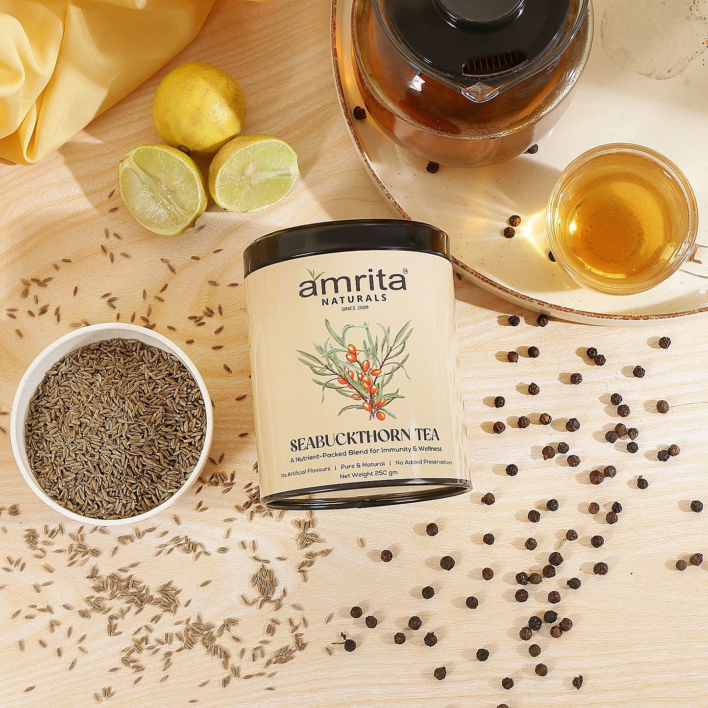 SEABUCKTHORN HERBAL TEA Amrita Naturals