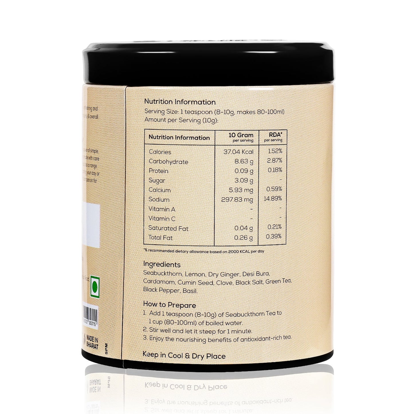 SEABUCKTHORN HERBAL TEA Amrita Naturals