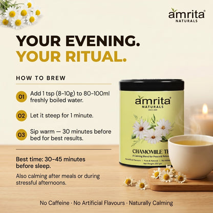 Chamomile Herbal Tea Amrita Naturals