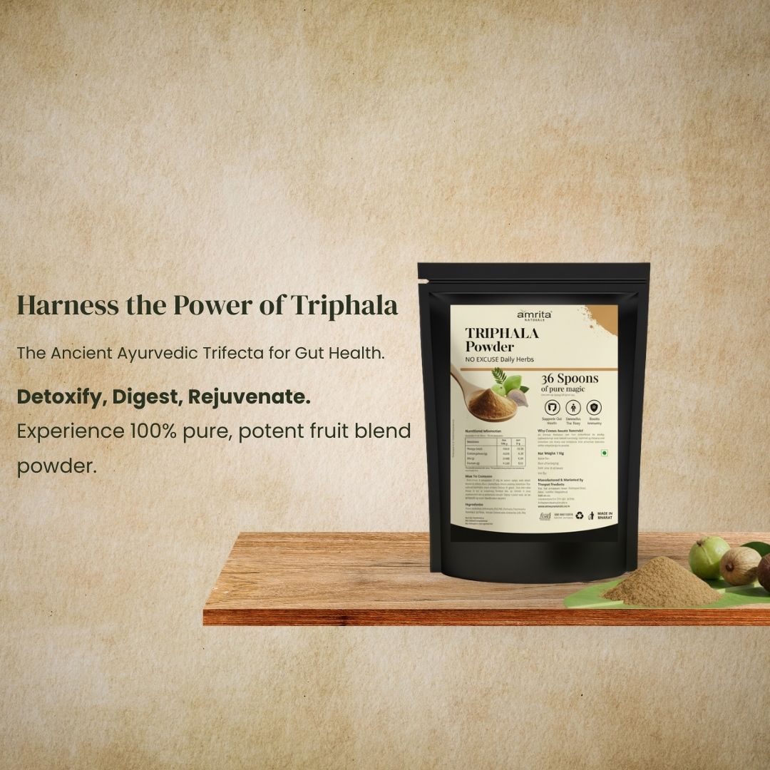 Triphala Detoxifying Powder Amrita Naturals