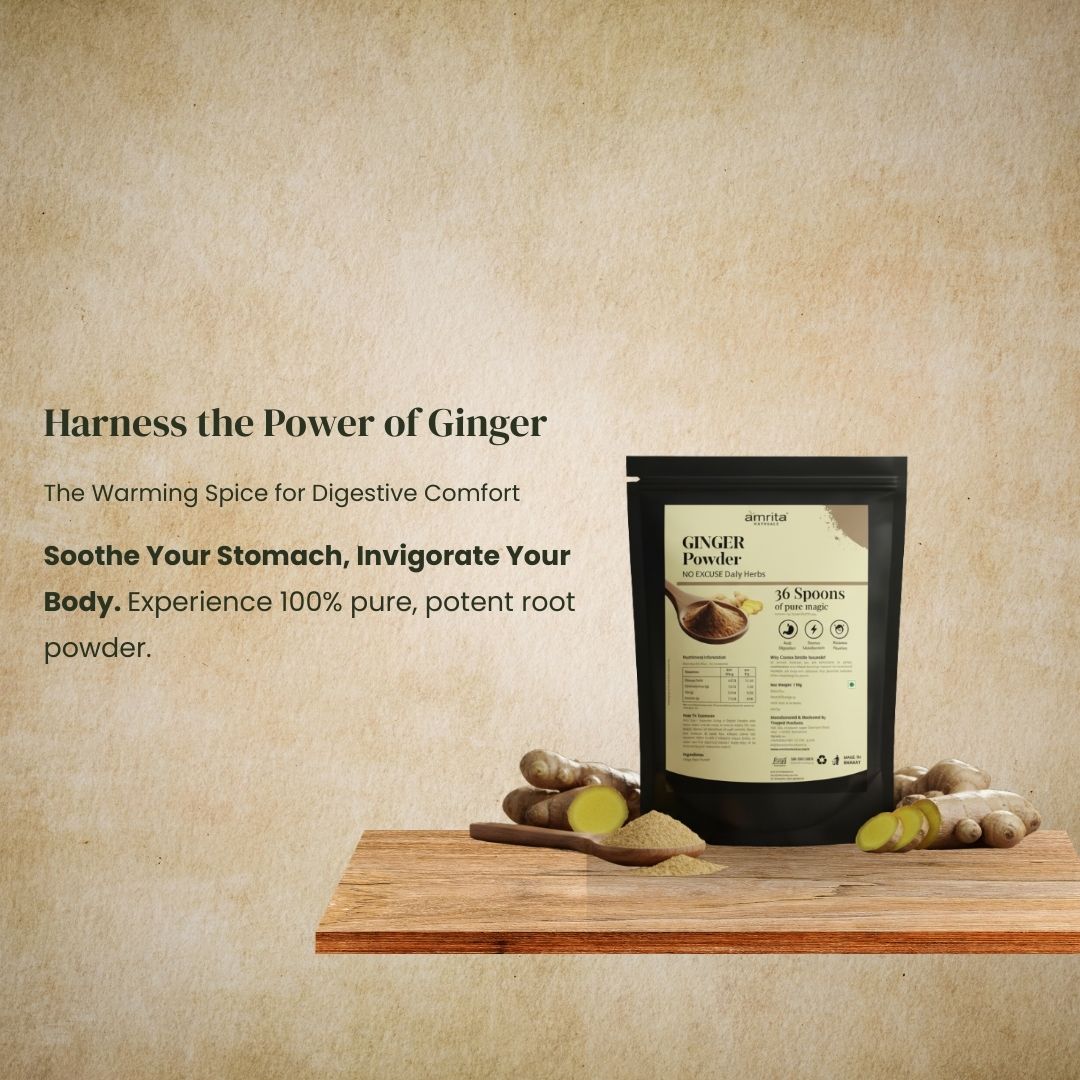 Ginger Digestive Health Powder Amrita Naturals