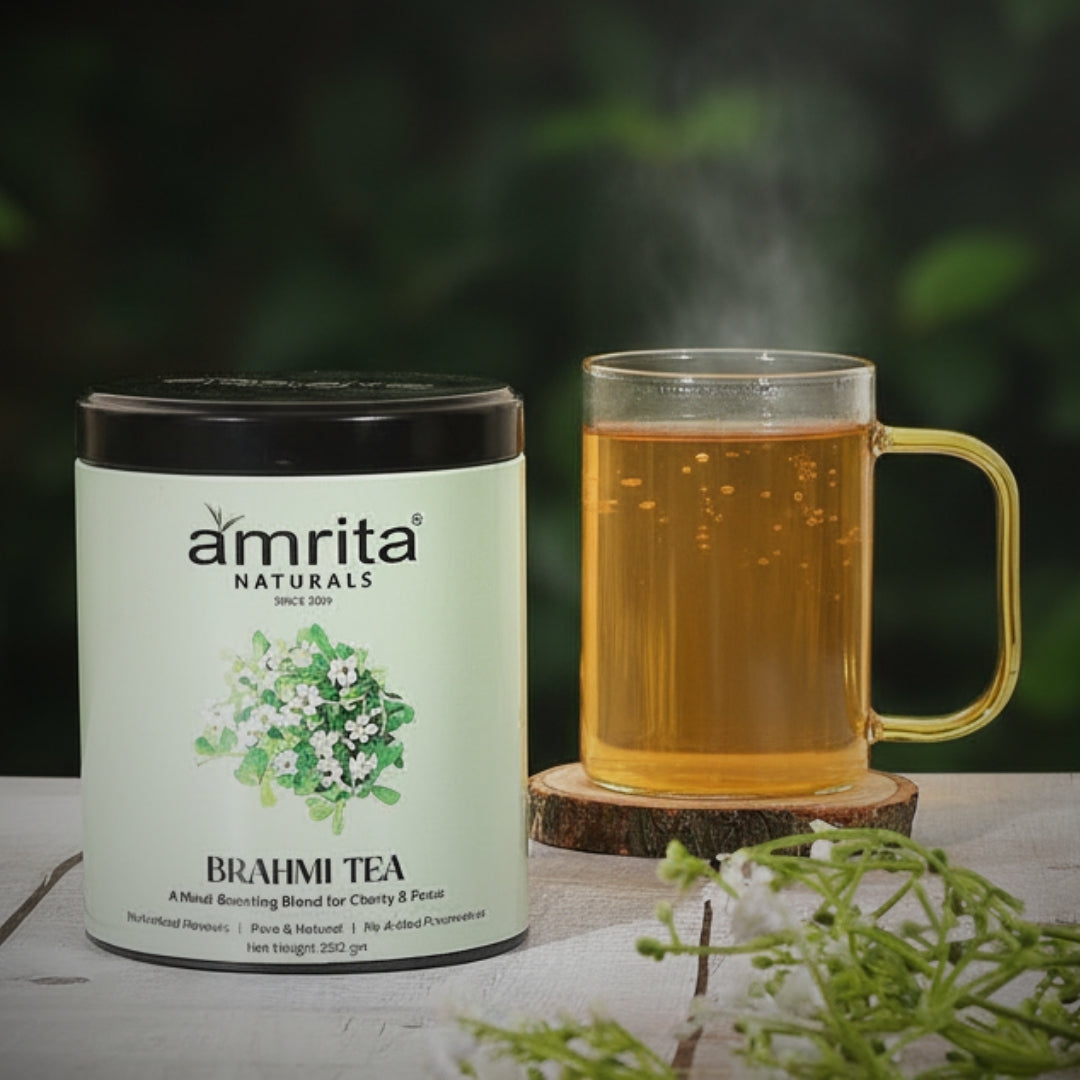 Brahmi Focus Herbal Tea Amrita Naturals