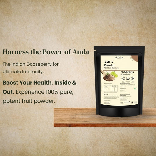 Amla Nourishing Hair & Skin Powder Amrita Naturals