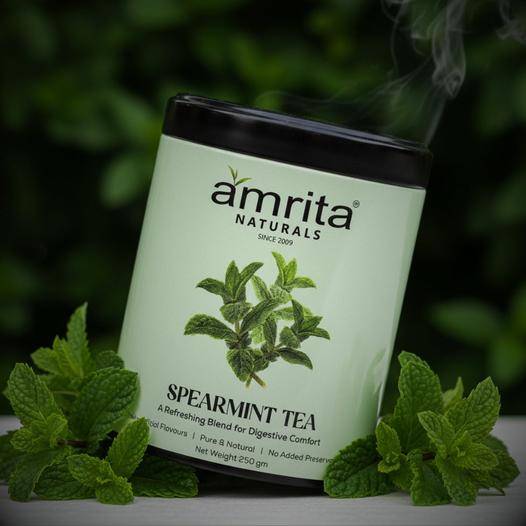 Spearmint Calm Herbal Tea Amrita Naturals
