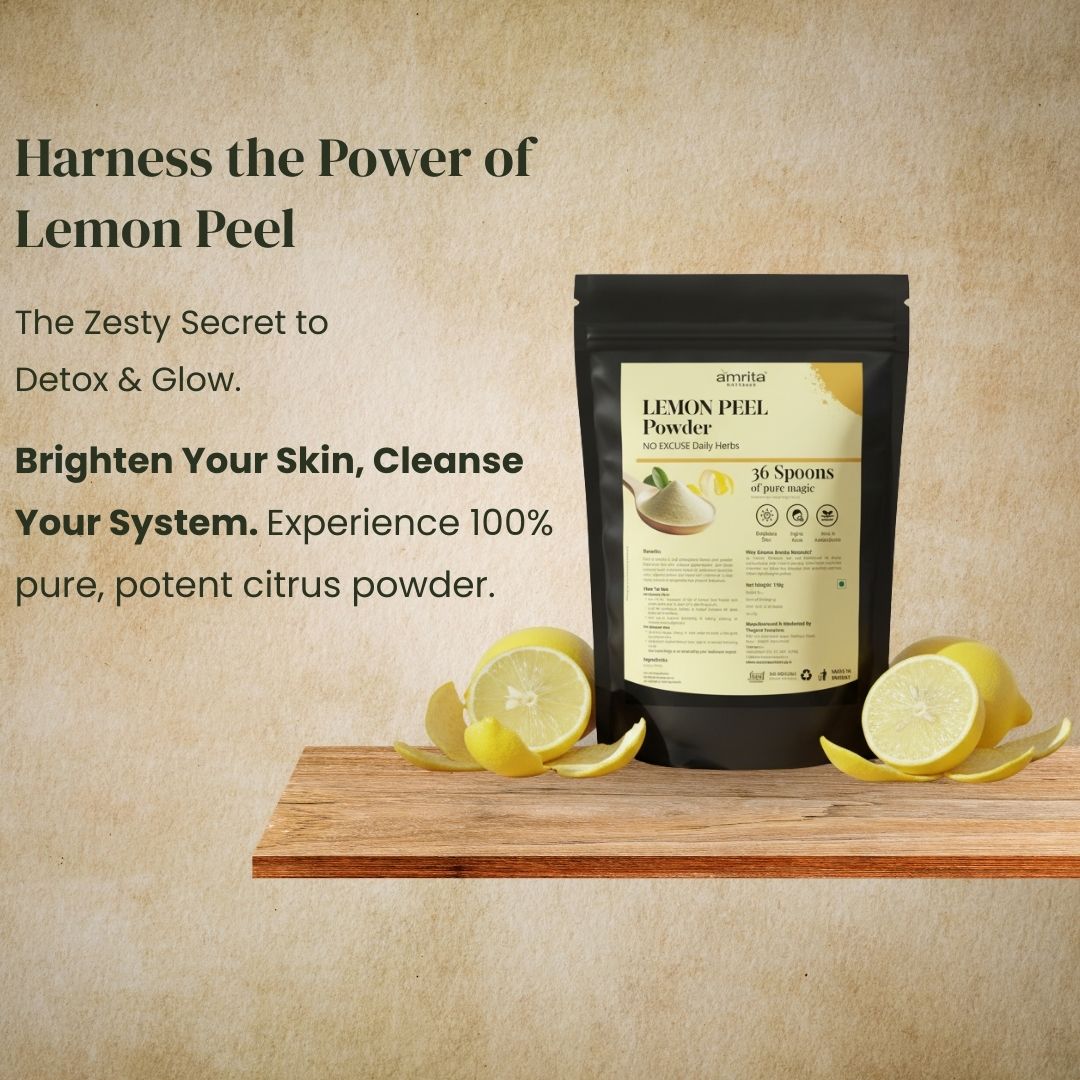 Lemon Peel Vitamin C Powder Amrita Naturals