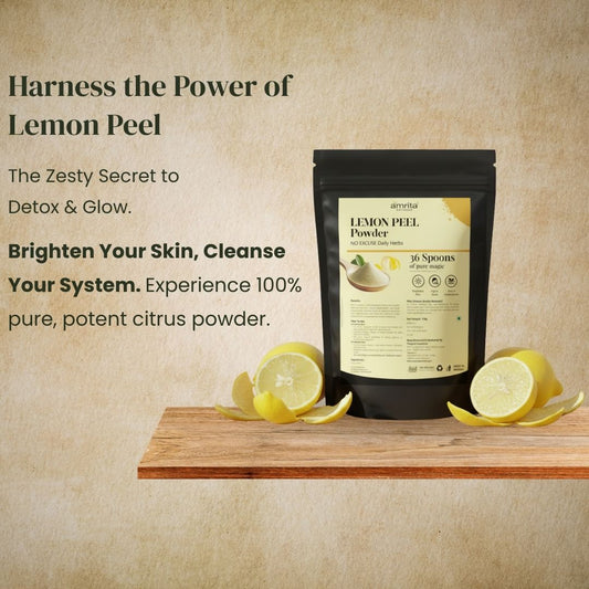 Lemon Peel Vitamin C Powder Amrita Naturals