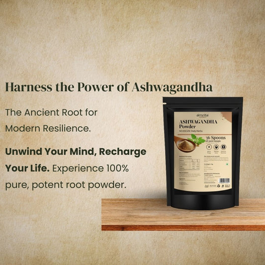 Ashwagandha Energy Booster Powder Amrita Naturals