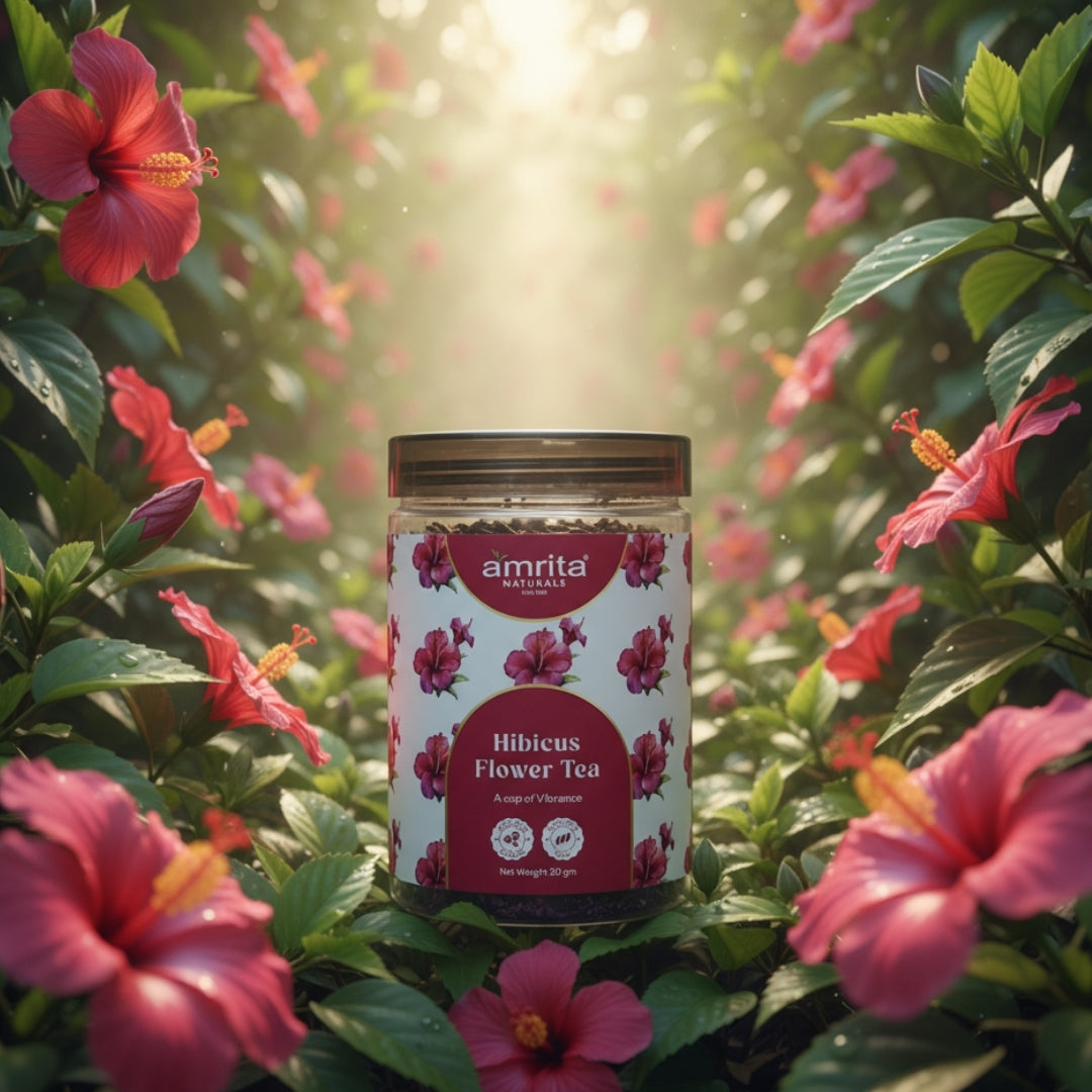 Hibiscus Vitality Flower Tea Amrita Naturals