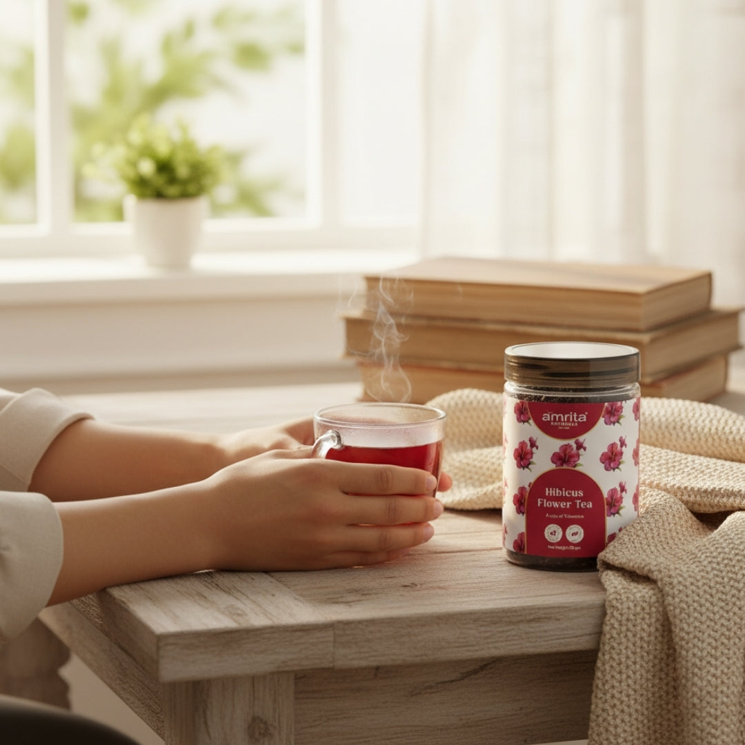 Hibiscus Vitality Flower Tea Amrita Naturals