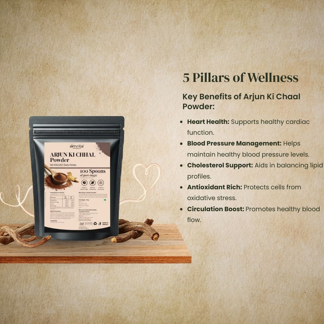 Arjun Heart Health Powder Amrita Naturals