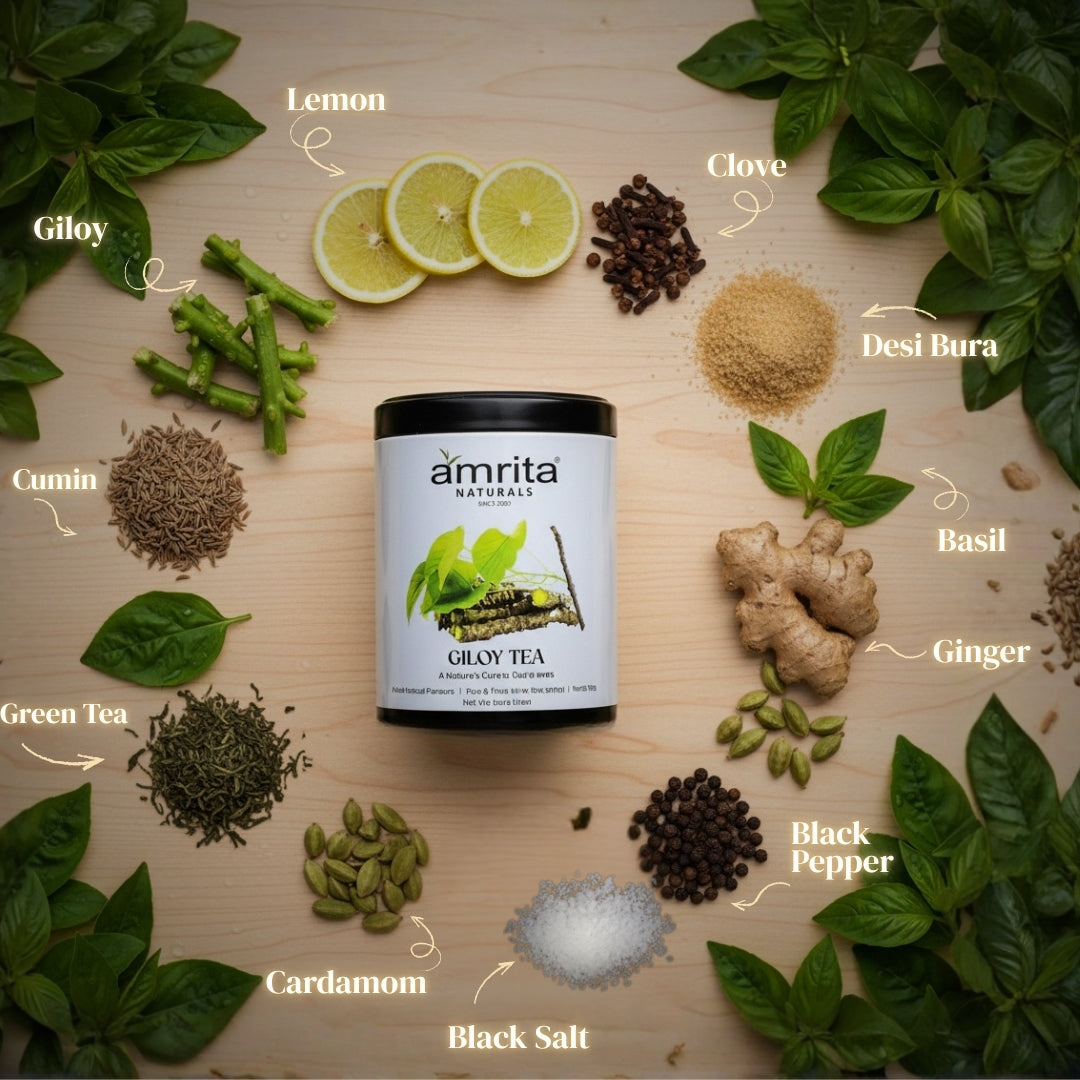 Giloy Herbal Tea 250G Amrita Naturals