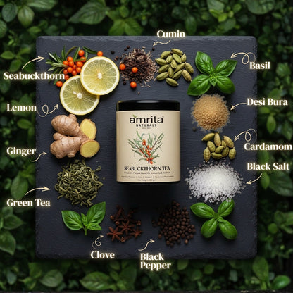 Seabuckthorn Vital Glow Tea Amrita Naturals