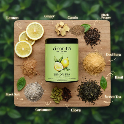 Lemon Herbal Daily Tea Amrita Naturals