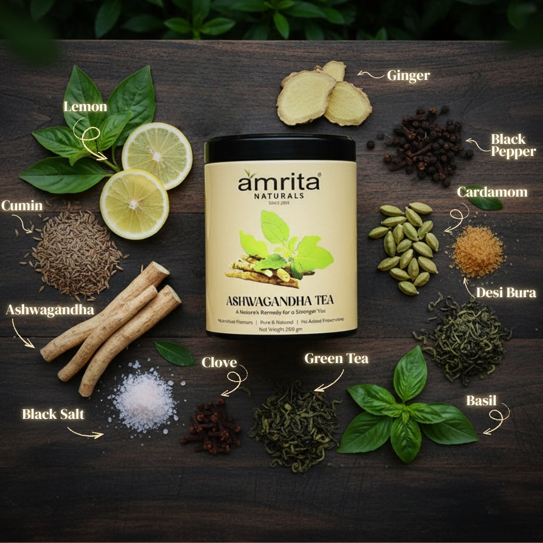 Ashwagandha Calm Energy Tea Amrita Naturals