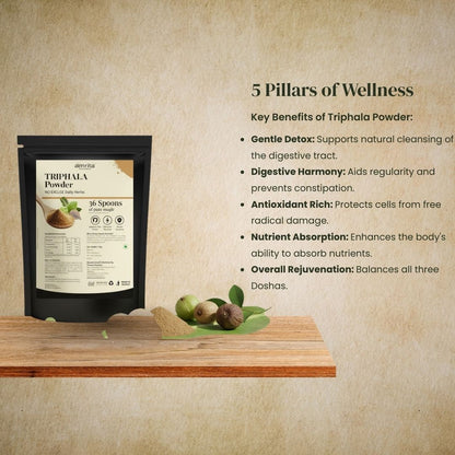 Triphala Detoxifying Powder Amrita Naturals