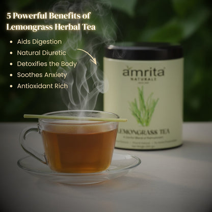 Lemongrass Refresh Herbal Tea Amrita Naturals