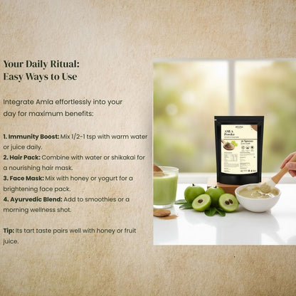 Amla Nourishing Hair & Skin Powder Amrita Naturals