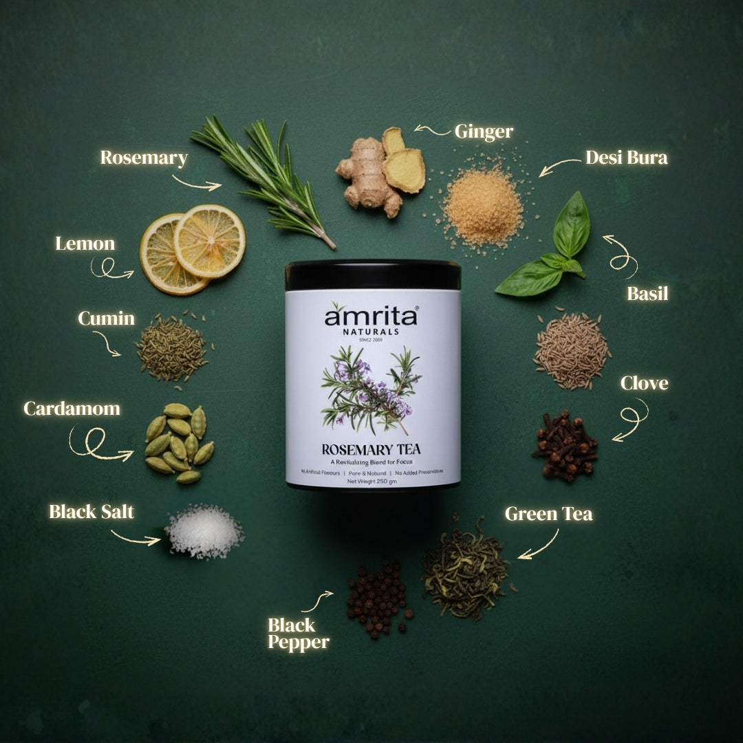 Rosemary Clarity Herbal Tea Amrita Naturals