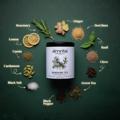 Rosemary Clarity Herbal Tea Amrita Naturals
