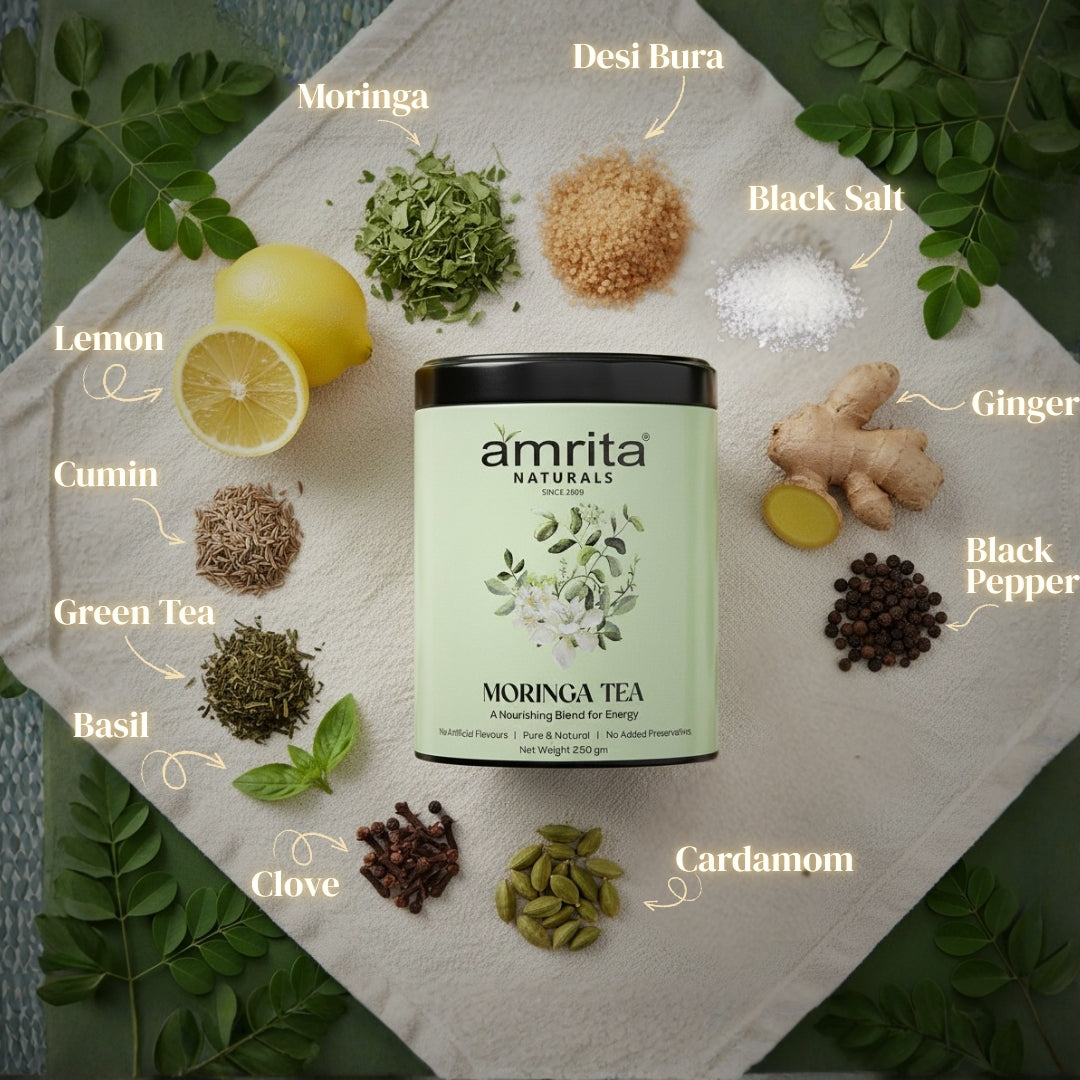 Moringa Green Vitality Tea Amrita Naturals