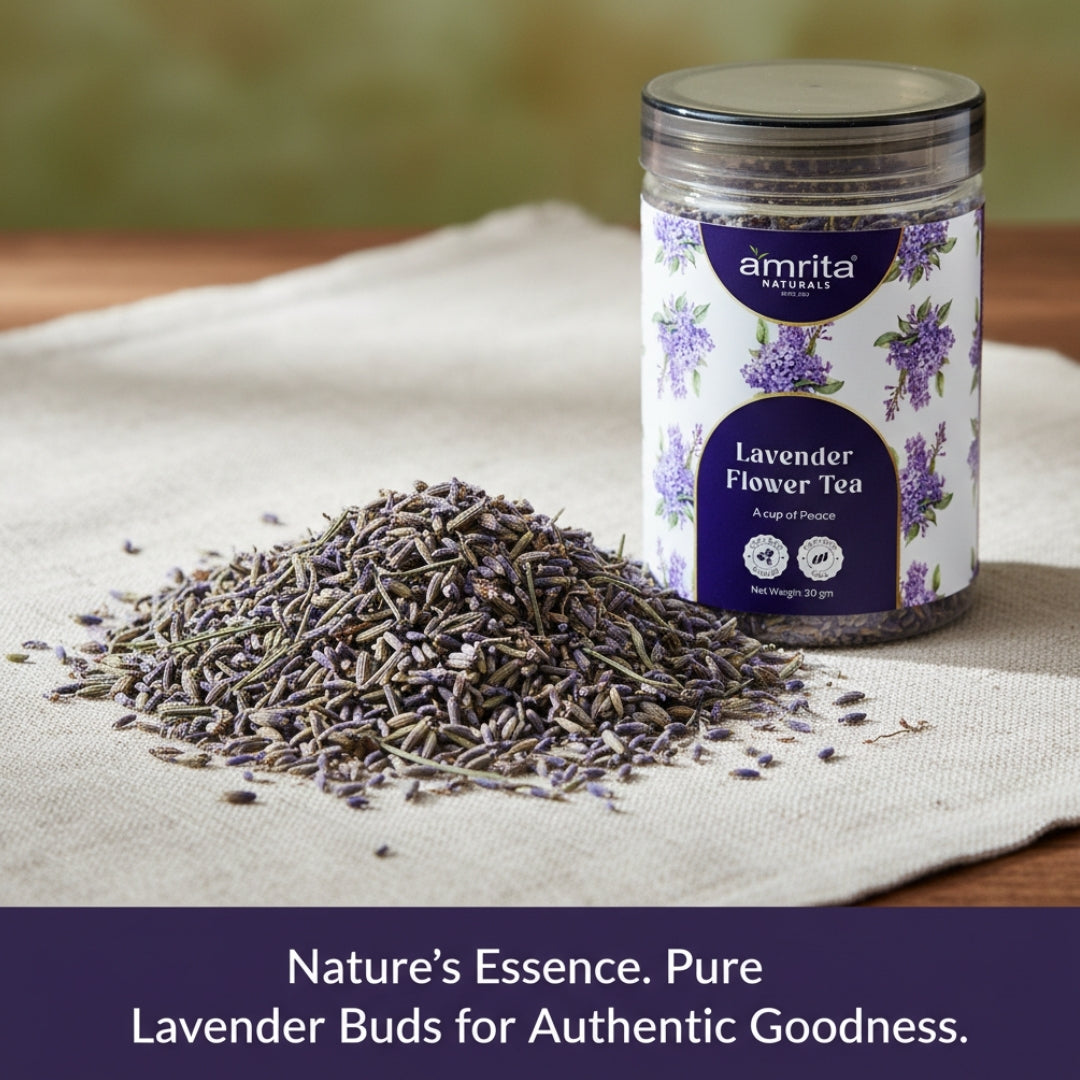 Pure Lavender Bliss Tea Amrita Naturals
