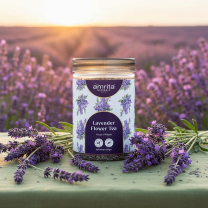 Pure Lavender Bliss Tea Amrita Naturals