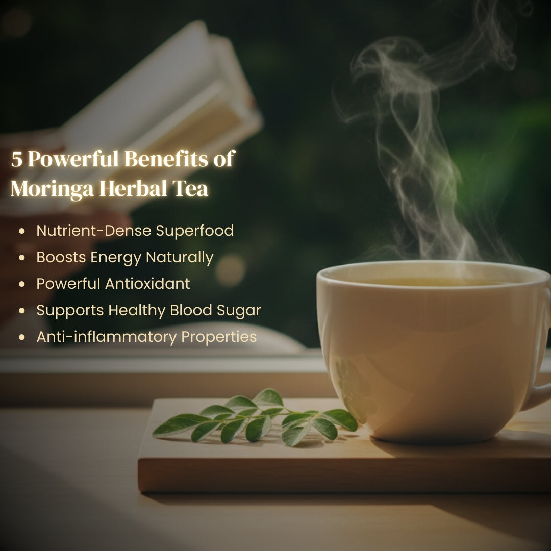 Moringa Green Vitality Tea Amrita Naturals