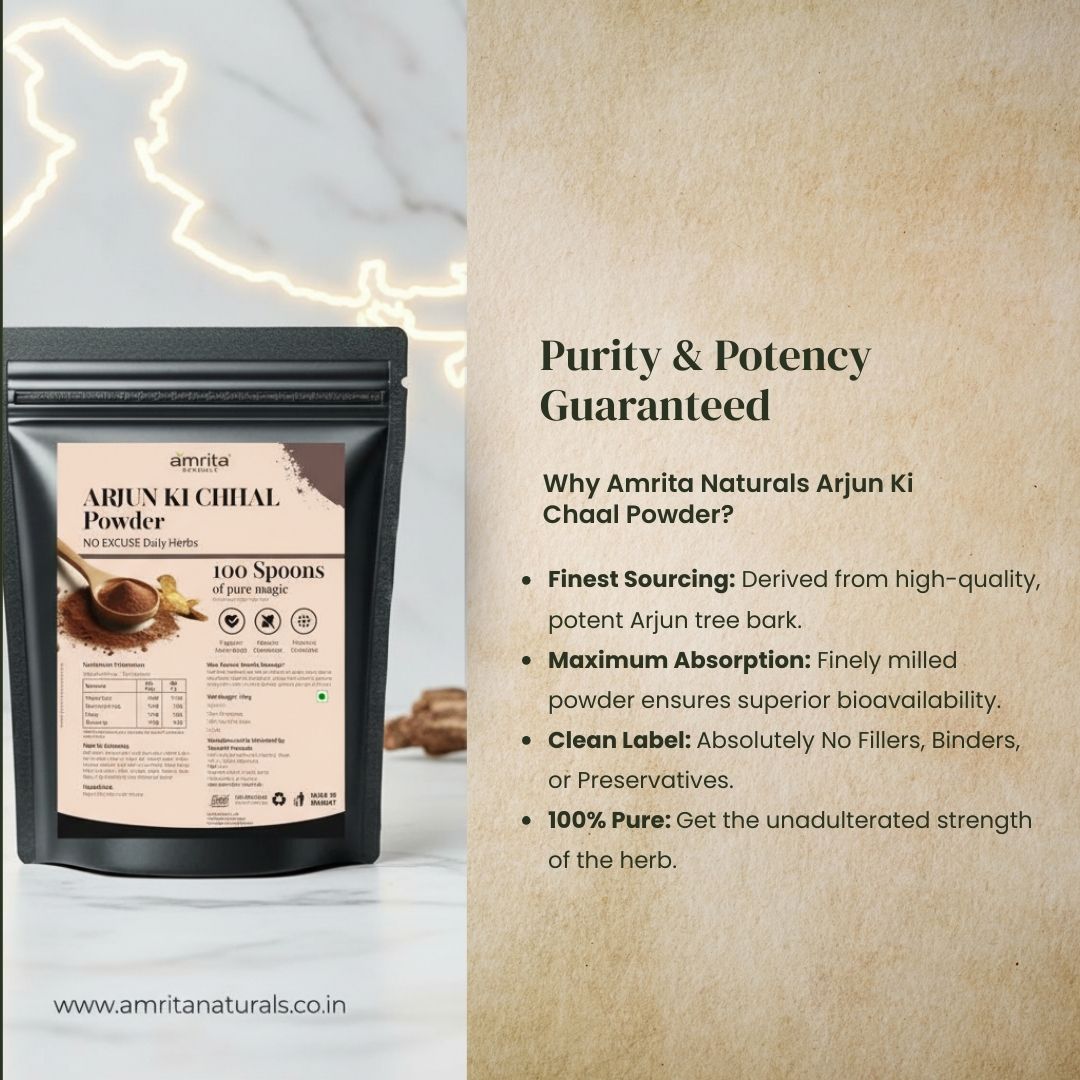 Arjun Heart Health Powder Amrita Naturals