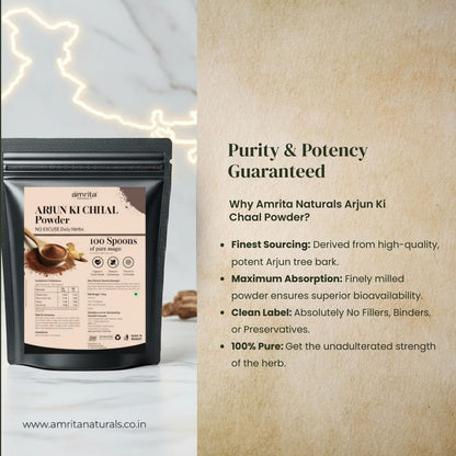 Arjun Heart Health Powder Amrita Naturals