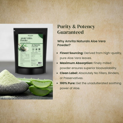 Pure Aloe Vera Hydrating Powder Amrita Naturals