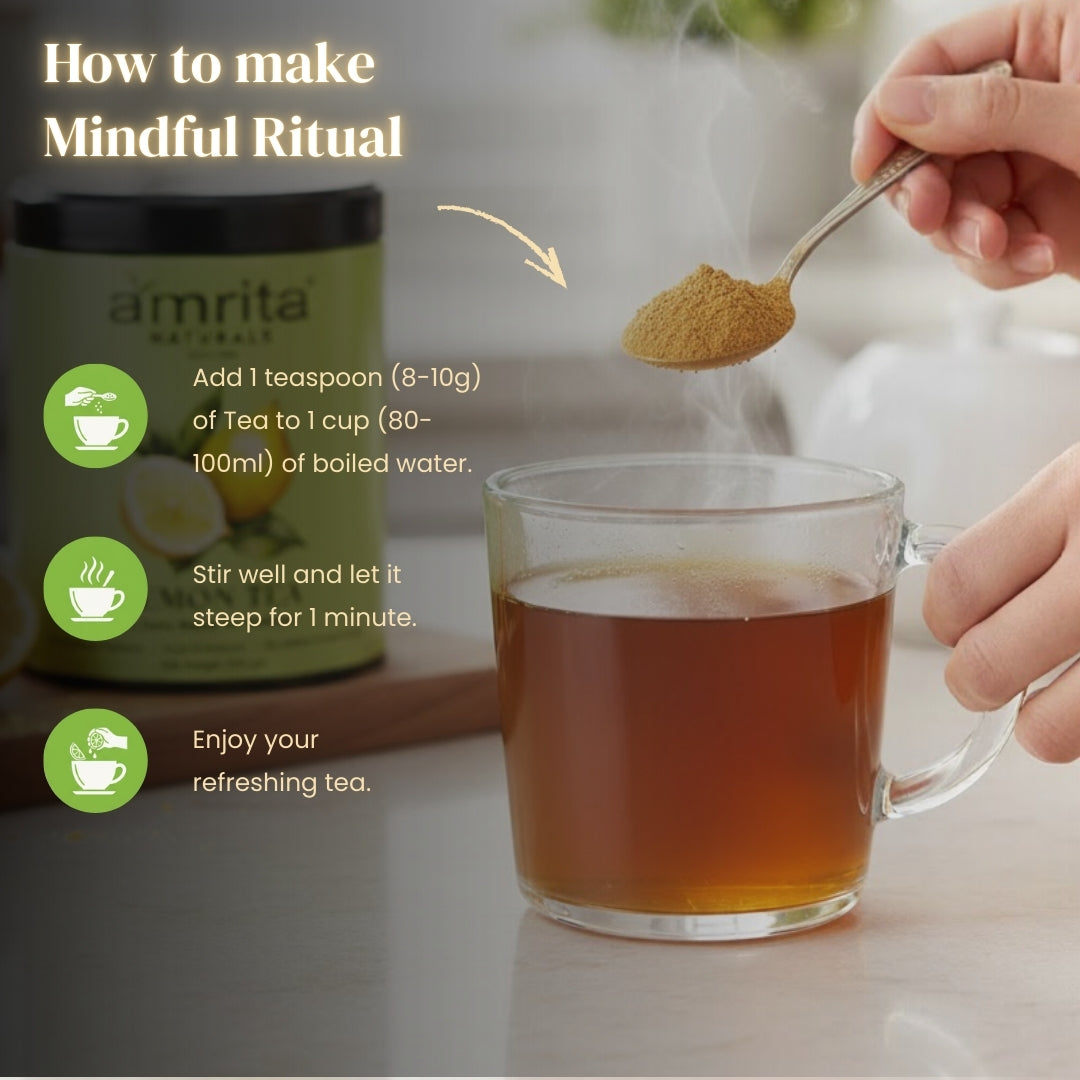 Lemon Herbal Daily Tea Amrita Naturals