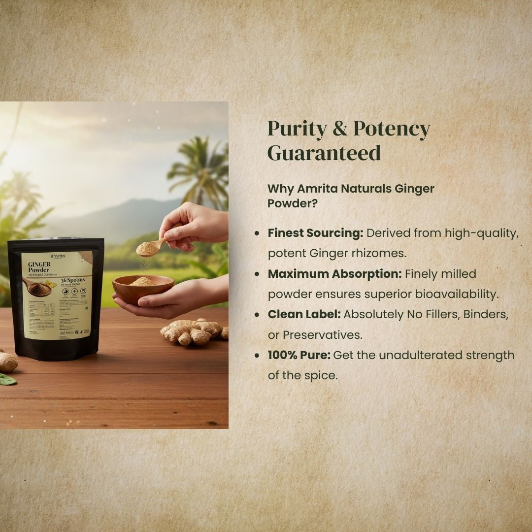 Ginger Digestive Health Powder Amrita Naturals