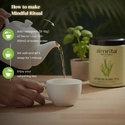 Lemongrass Refresh Herbal Tea Amrita Naturals