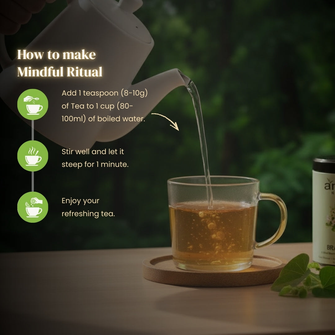 Brahmi Focus Herbal Tea Amrita Naturals