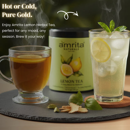 Lemon Herbal Daily Tea Amrita Naturals