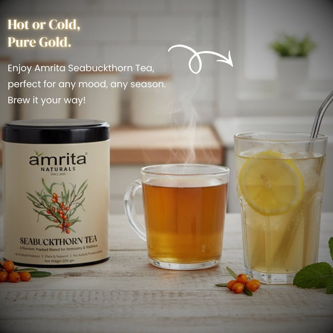 Seabuckthorn Vital Glow Tea Amrita Naturals