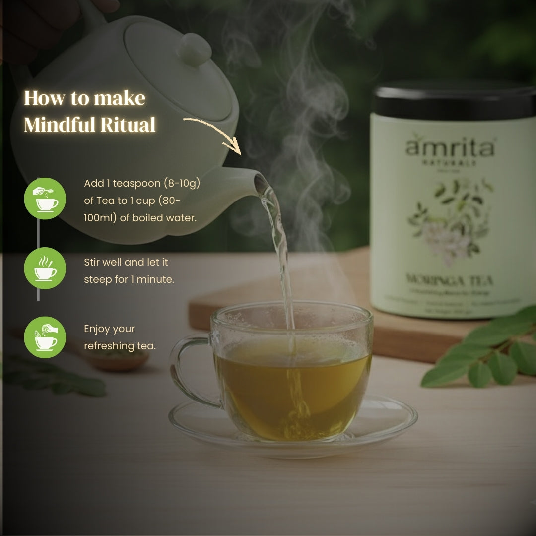 Moringa Green Vitality Tea Amrita Naturals