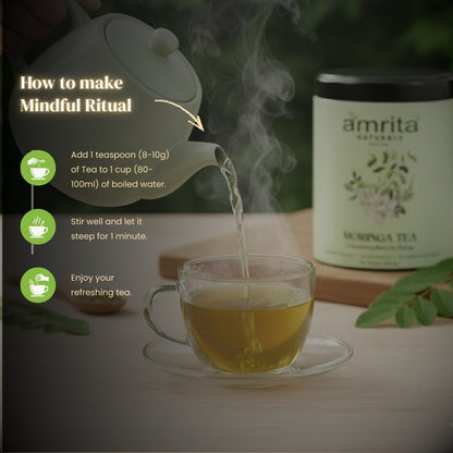 Moringa Green Vitality Tea Amrita Naturals