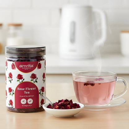 Rose Petal Flower Tea Amrita Naturals