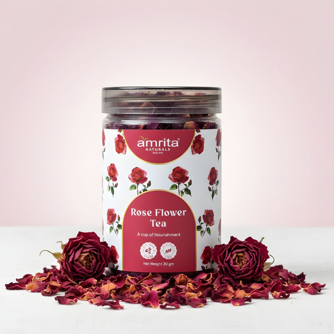 Rose Petal Flower Tea Amrita Naturals