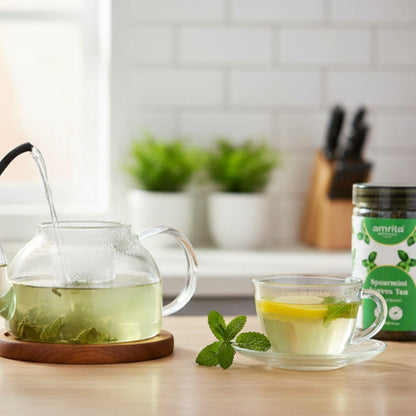 Spearmint Fresh Breath Tea Amrita Naturals