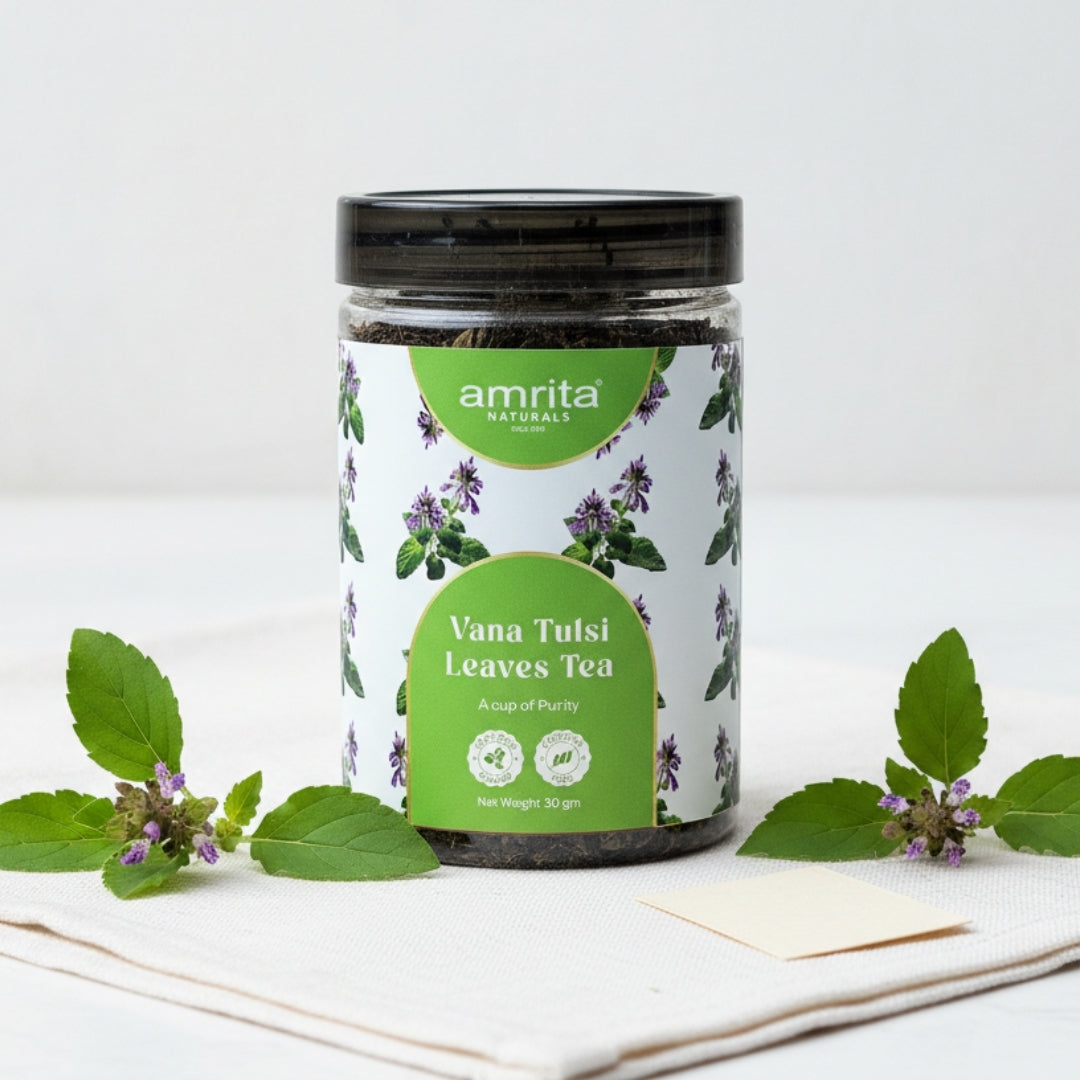 Vana Tulsi Holy Basil Tea Amrita Naturals