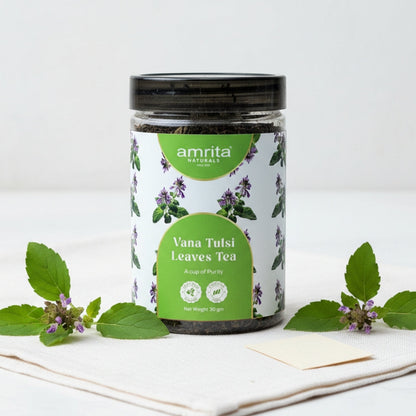 Vana Tulsi Holy Basil Tea Amrita Naturals