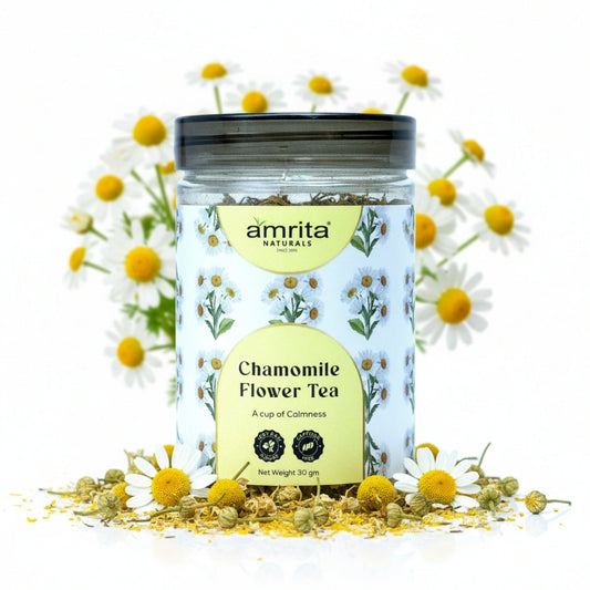 Chamomile Calm Flower Tea Amrita Naturals