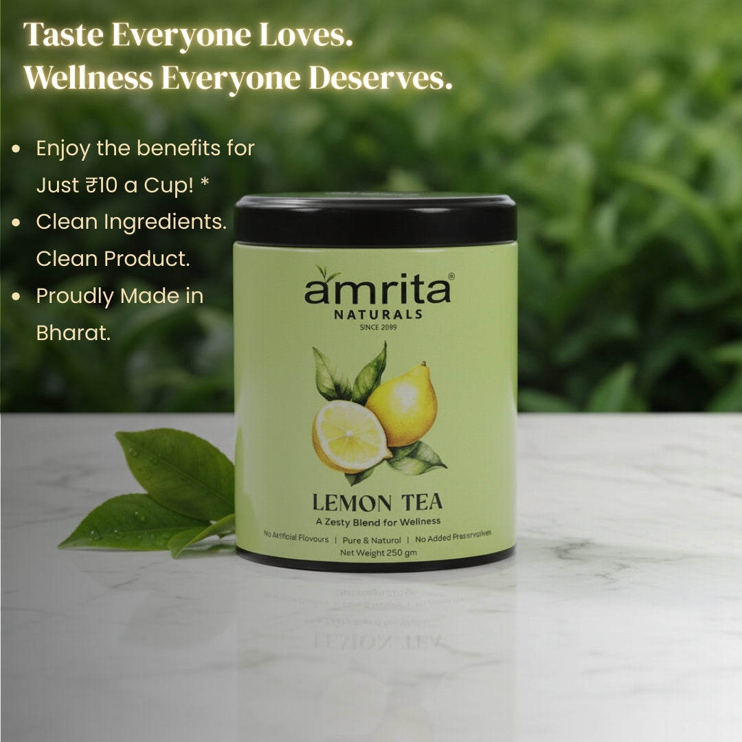 Lemon Herbal Daily Tea Amrita Naturals