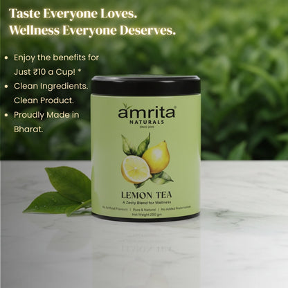 Lemon Herbal Daily Tea Amrita Naturals