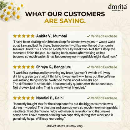 Chamomile Herbal Tea Amrita Naturals