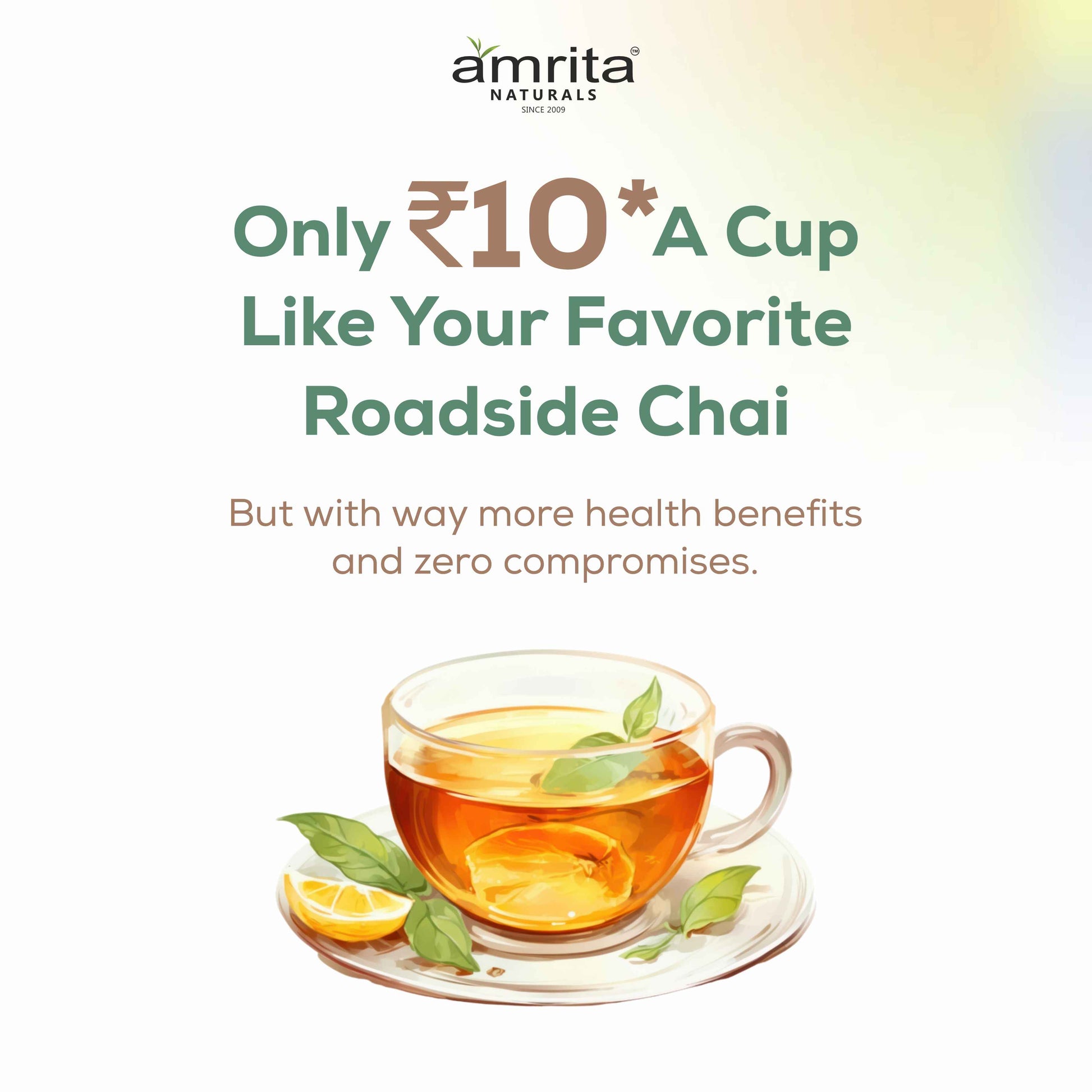 Herbal Trio- First in segment Lemon, Rosemary and Hridyashakti Herbal Tea 150g Amrita Naturals
